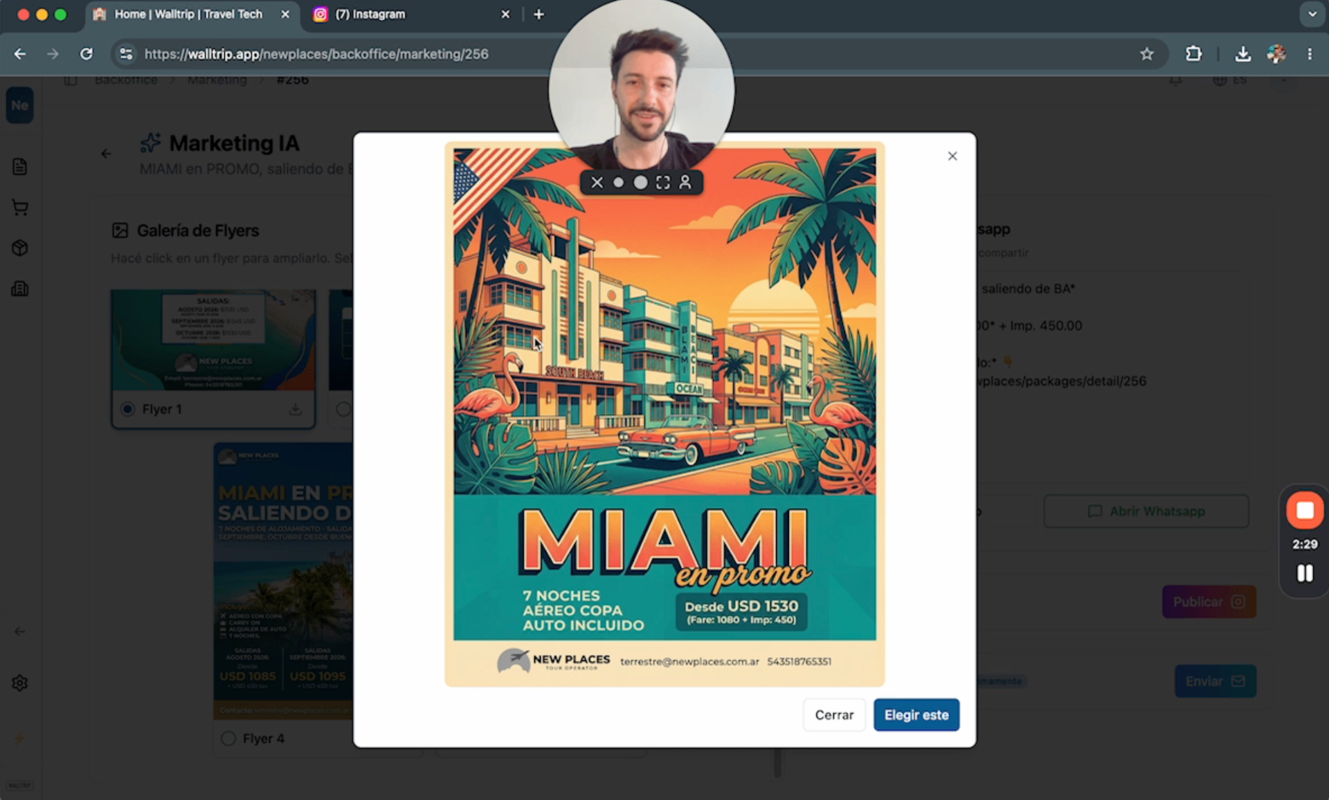 Tutorial Walltrip Marketing IA